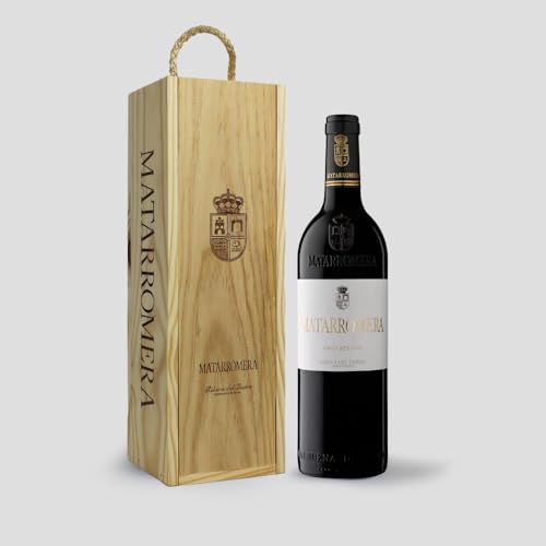 Matarromera Gran Reserva Vino Tinto D.O. Ribera del Duero – 100% Tempranillo, Caja de Madera 1 Botella 75 cl