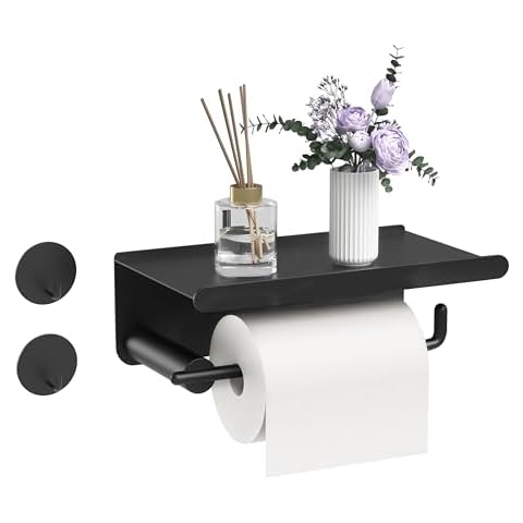 Porte Papier Toilette Airminti Noir Cover