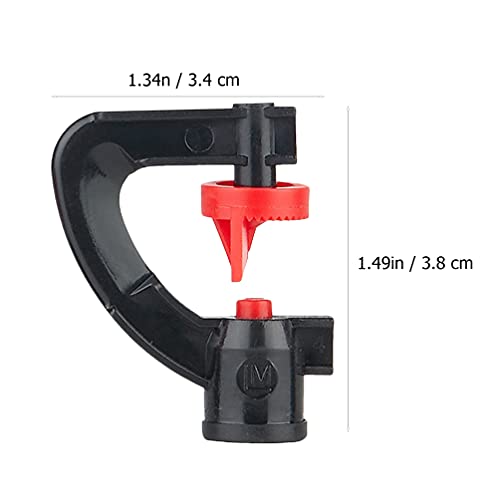 Generic 20Pc Atomizing Garden Sprinkler Sprayer 180 Degree Refraction Micro Water Spray Misting Nozzle Sprinkler For Plants Garden Lawn Irrigation #TOP6