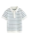 NEXT Jungen Standard Strick-Poloshirt mit Knopfdetail 100% Baumwolle Navy Blue/White Numeric_80-Numeric_86