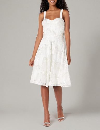 Image of Dress The Population Women's Adelina Fit and Flare Midi Dress