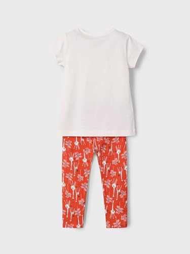 Mayoral Ankel Legging Set for Girls Paprika2