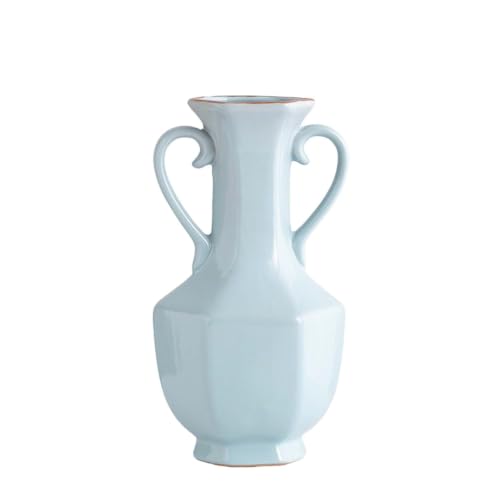 Vase décoratif en céramique pour fleurs fraîches sans risque de fuite