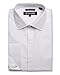 STACY ADAMS Men's Regular Fit Big & Tall Solid Dress Shirt, White, 19