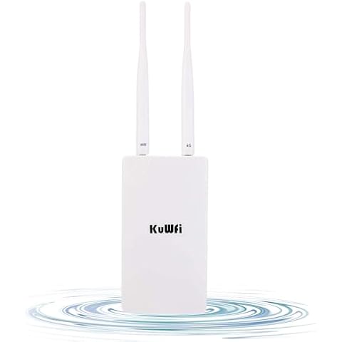 KuWFi 4G Outdoor WiFi Router with SIM Slot Cover