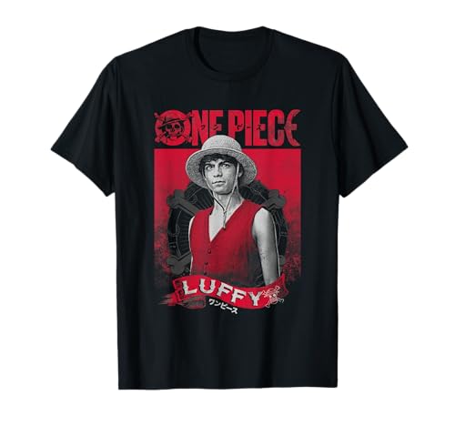 One Piece Luffy Etched Portrait T-Shirt