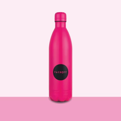 Image of Clay Craft VACBOTT Stark Neon Double Walled|18 Hours Hot and 24 Hours Cold Water Bottle Vacuum Insulated Flask Bottle 1000 ml Steel Bottle for Travelling|BPA-Free|BIS Certified|1Year Limited Warranty