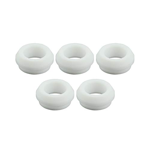 Image of RIVERWELD TIG Welding Torch Insulator Cup Heat Shield Gasket 18-7 18CG 15pc | Fit PTA DB WP 17 18 26 TIG Welding Torch Accessories Consumables