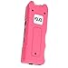 POLICE 517- 58 Billion Max Voltage Stun Gun Rechargeable with LED Flashlight Siren Alarm, Pink