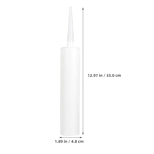 Miniatura 3 de DOITOOL Tubos de calafateo de plástico 5 unids vacío calafateo sellador recargable tubo de calafateo