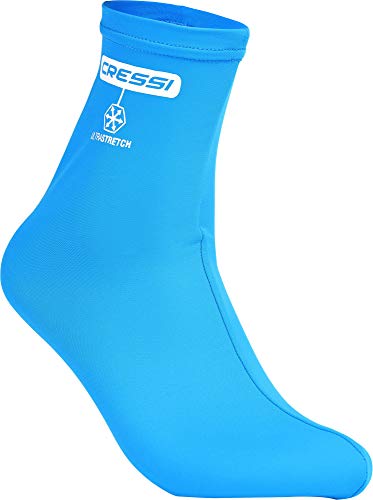 Cressi Elastic Water Socks Calcetines Anti Blister para Snorkeling/Natación, Adultos Unisex, Aguamarina, S/M