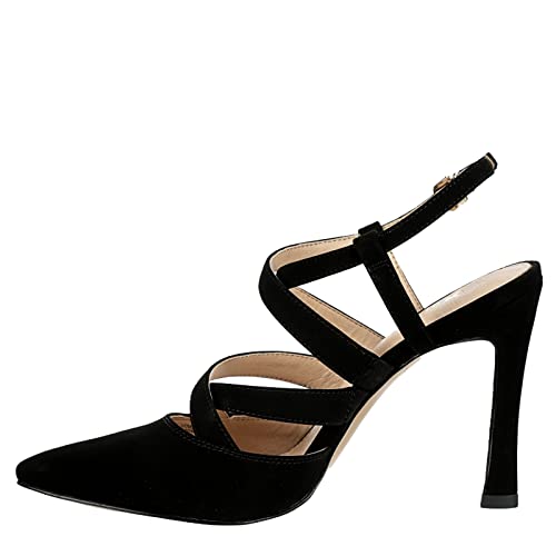 XAPPEAL Maren - Women's Strappy Closed Toe Pointed Pump with Ankle Strap3