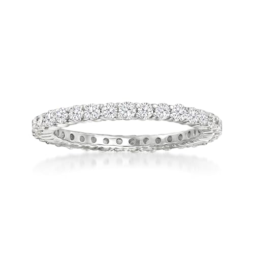 Ross-Simons 1.00 ct. t.w. Diamond Eternity Band in 14kt White Gold - Main Image