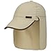 Produktbild Stetson Sanibel Outdoor Baseballcap mit verstaubarem Nackenschutz Damen/Herren - Sommercap UV-Schutz 40+ - Sonnencap wasserabweisend - Coolmax-Schweißband-Cap Frühjahr/Sommer beige XXL (62-63 cm)