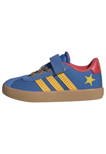 Image of adidas Kids' VL Court 3.0 Elastic Lace & Strap Shoe