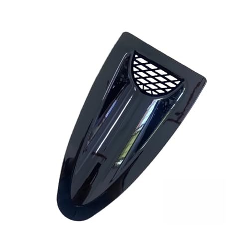 NISSAN/SKYLINE R32 R33 R34 V35 V36 GTRスタイルエンジンフードベントルーバーエアスクープボンネットベントエアインテークカバーカーボンブラックに適合(1pcs-Glossy Black)