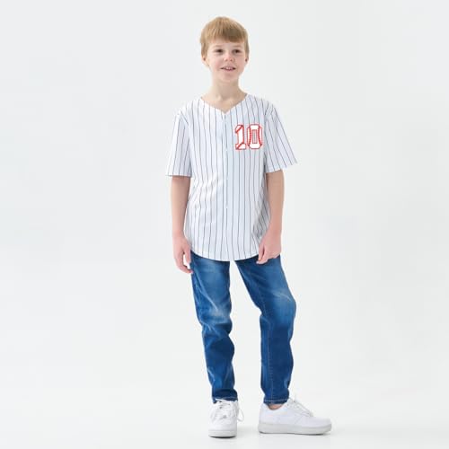Image of Yuji Itadori Kids Baseball Birthday Shirt 7th 8th 9th 10th Year Old Toddler Boys Girls Shirts Birthday Clothes