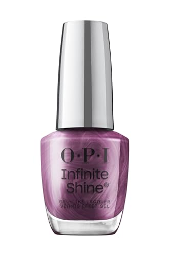 OPI Infinite Shine My Berry Janes | Semi-Sheer Dark Cool Purple Silver Shimmer Long Wear Gel Like Nail Polish | What's Your Mani-tude | Fall 2025