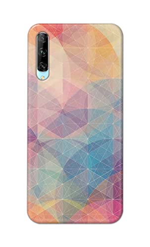 Image of Printed Hard Back Cover Case for Honor 9X Pro | Huawei Y9s Back Cover (Crumpled Paper Design) -1803