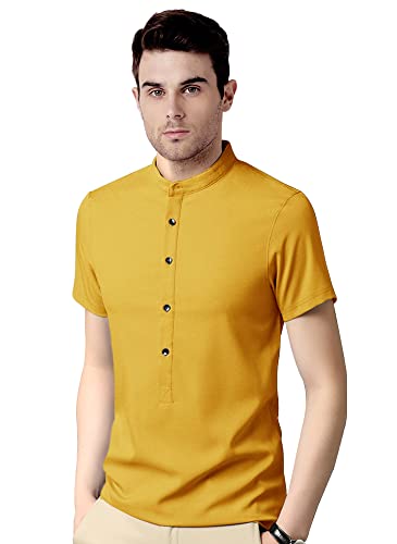 Image of EYEBOGLER Mens Regular Fit Half Sleeve Cotton T-Shirt