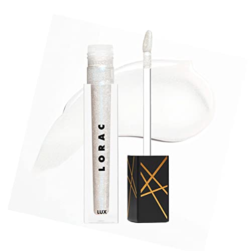 Lorac Lux Diamond Lip Gloss | Genuine Diamond Dust | Non-Sticky | High Tide White #TOP6