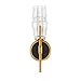 Eurofase 35936-015 Gladstone Wall Sconce, 1-Light 60 Watts, Antique Brass/Black