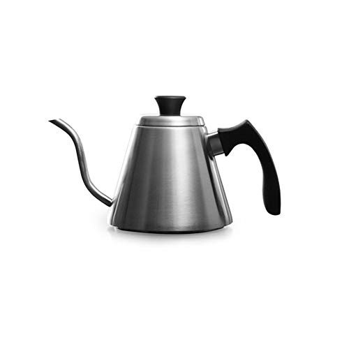 NJBYX Tetera de goteo para té y café, hervidor de cuello de cisne de acero inoxidable para estilo barista