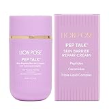 LION POSE PEP TALK Bio-Placenta Barrier Repair Cream for Redness & Dryness, Body and Face Moisturizer, Ceramide Barrier Repair Moisturizer Infused with Glutathione and Ashwagandha, 1.7 fl oz