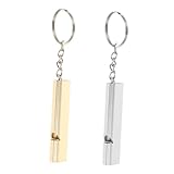 HOLIDYOYO 2stücke Aluminiumlegierung Vogeltrainingspfeife Piepstonmischer Für Tauben Mit Schlüsselring Kompakt Leicht Langlebig Für Vogelerziehung Notfallgebrauch