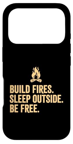 Build Fires Sleep Outdoor Be Free �A�E�g�h�A �n�C�L���O �L�����v �X�}�z�P�[�X iPhone 17 Pro �p