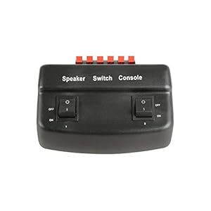 AV LINK 2-weg luidspreker selector, zwart