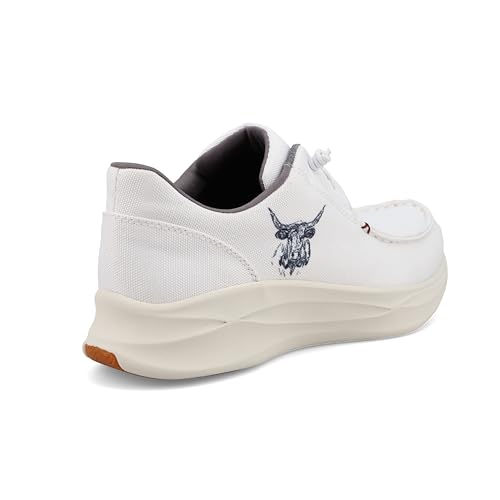 Image of Twisted X Women's Women's Feather X&Trade; Casual Shoes Moc Toe - WCAU010 7 1 /2 M US Black /White