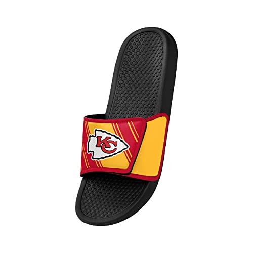 Image of FOCO mens NFL Team Logo Legacy Sport Slide Sandals
