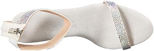 Ellie Shoes Women's Anika Heeled Sandal, Silver, 10 | Image 4