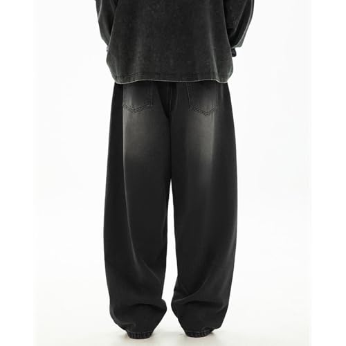 Men's Baggy Hip Hop Jeans Y2k Wide Leg Skater Denim Pants Casual Oversized Straight Leg Trousers Streetwear4