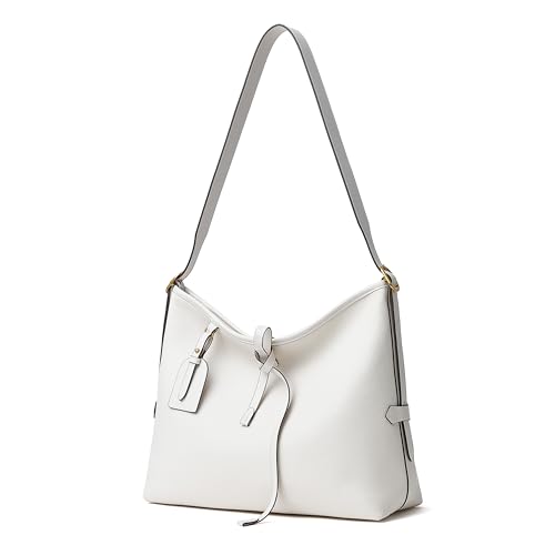 Image of DORIS&JACKY Soft Leather Hobo Bag for women Large Lightweight Designer Shoulder Satchel Purse with Adjustable Single Handle
