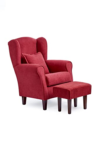 Sillonea: Sillón Orejero Roma con Puff