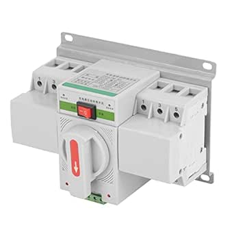 1PC 380V 63A 3P Mini Intelligente Omschakelaar Automatische Omschakelaar Dual Power Automatische Toggle Overdracht Wisselschakelaar Adapter Stroomonderbreker Beschermen