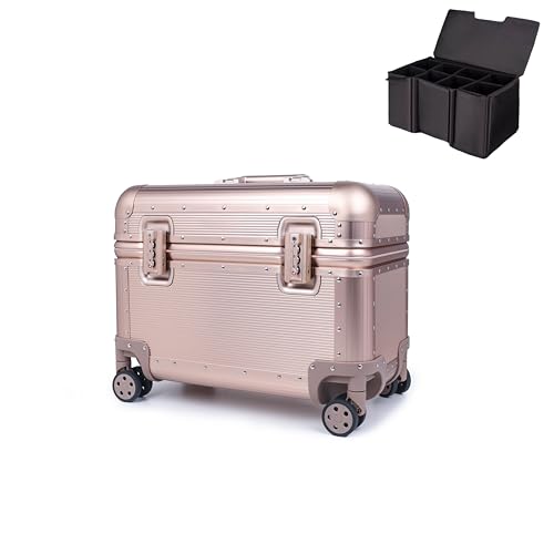 Maleta rígida de aluminio con ruedas para cámara miniatura 1