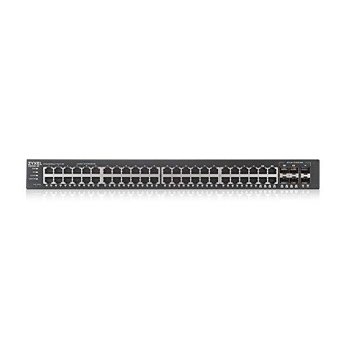 Image of Zyxel 48-Port Gigabit Switch | Layer 2 Managed | 4x Gigabit Combo Ports | 2x SFP | Hybrid Cloud Mode [GS2220-50]