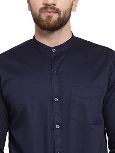 Image of Ben Martin Men's Cotton Solid Regular Fit Casual Shirt-(Bm-Chn-Sht)