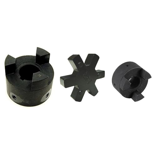 for L095 Flexible L-Jaw Coupling Coupler Set with NBR Rubber Spider 5/8 to 1