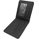 ZEMINRI Portafoglio Uomo con Porta Carte, Scomparto per Banconote e Finestra per Documenti d