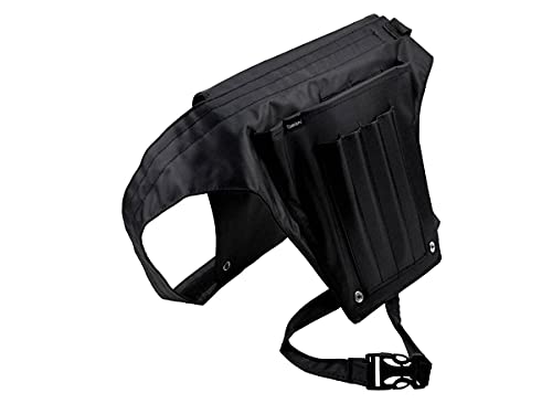 Tomishi Friseur - Werkzeugtasche Beintasche Scherentasche Holster mit abnehmbarem Beingurt Schwarze robuste Friseurtasche mit Oberschenkelgurt