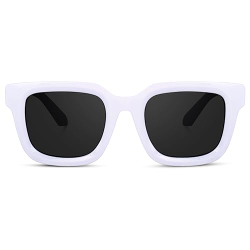 Image of Peter Jones Unisex Large Square UV /UB Protected Sunglasses (3803)