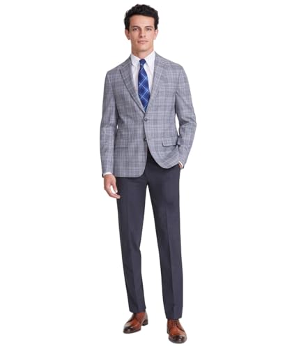 Tommy Hilfiger Mens Regular fit Sport Coat Blazer 38 S Grey Plaid