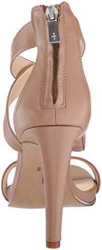 Kenneth Cole New York Women's Brooke Cross Heeled Sandal, Latte, 5 | Image 2