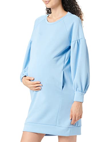 MAMALICIOUS Women's MLJOCELYN L/S Sweat ABK Dress A. Kleid, Placid Blue, XL Cover
