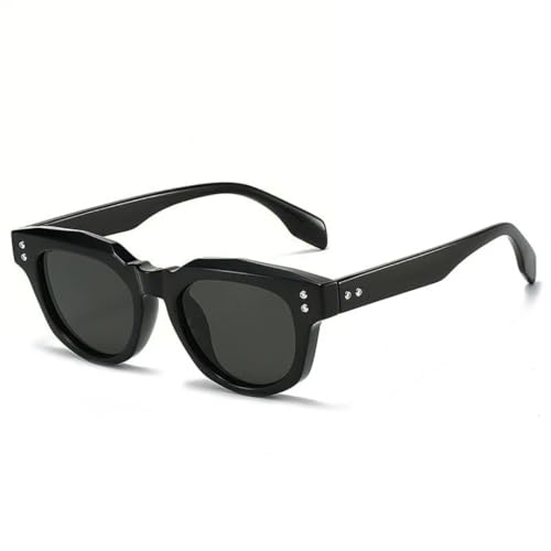 Lunettes de soleil rétro UV400 TR90 vintage unisexe avec verres teintés haute protection