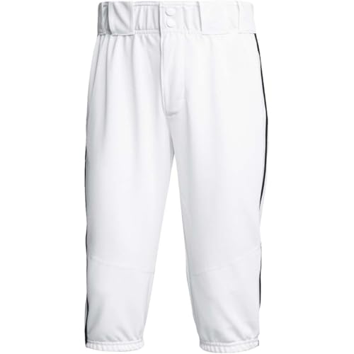 adidas Youth Icon Pro Piped Knicker Baseball Pants XL White | Black